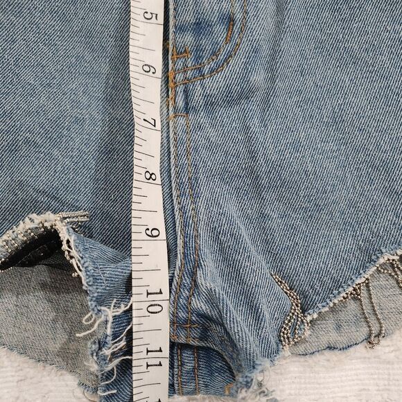 Misguided high waist metal fringe shorts - Picture 5 of 5